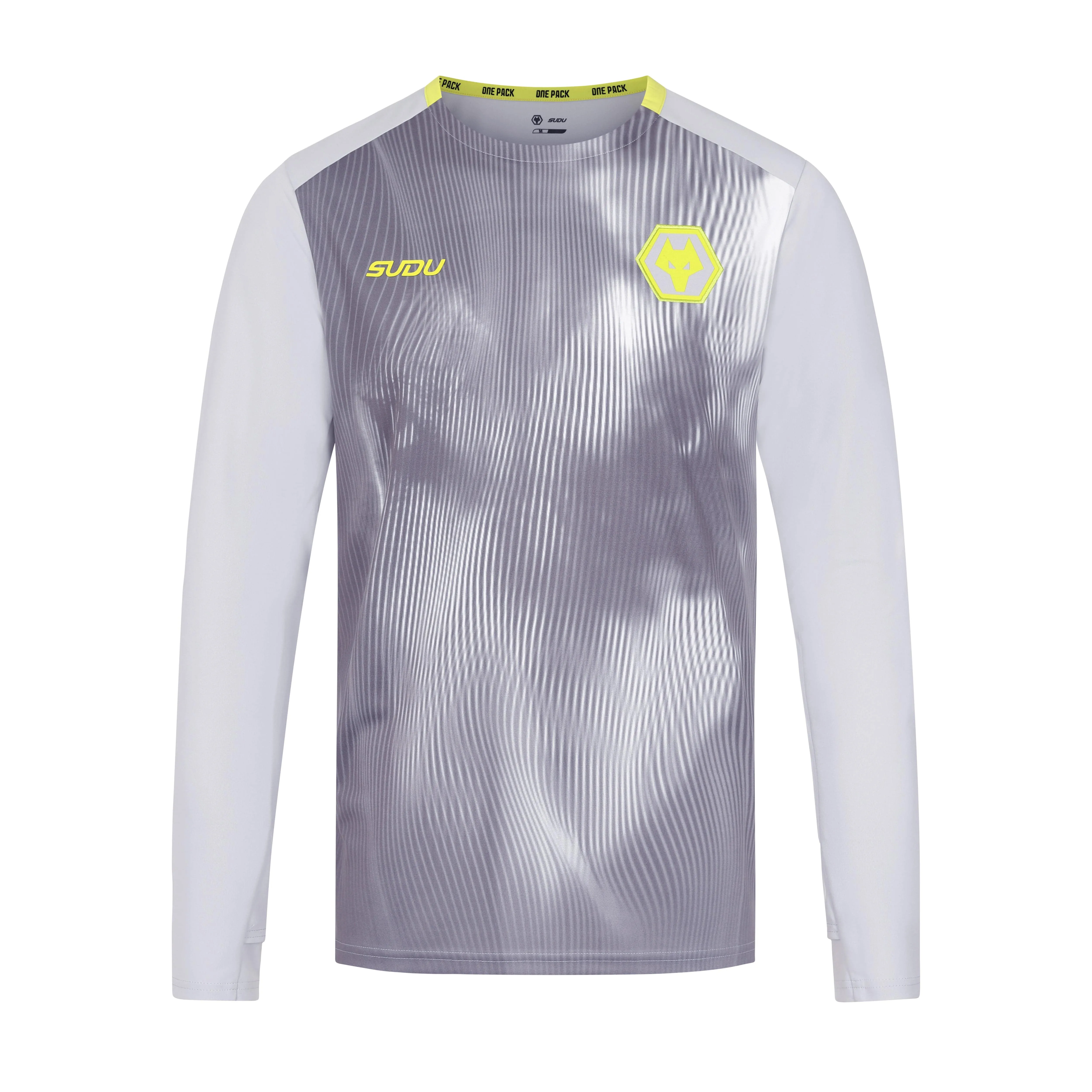 2024-25 Wolves Players Training Long Sleeved T-Shirt - Grey