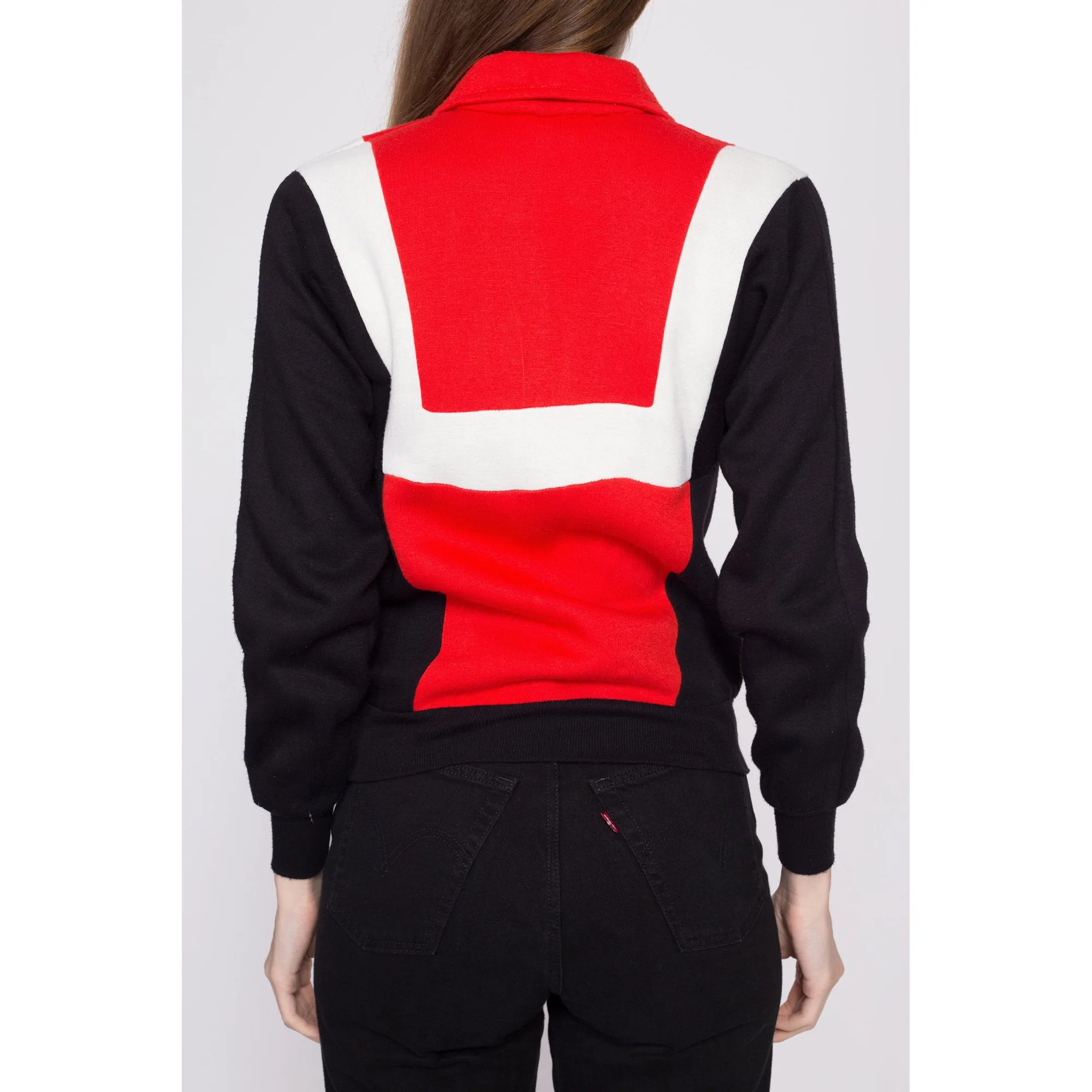 80s Color Block Track Jacket - Extra Small