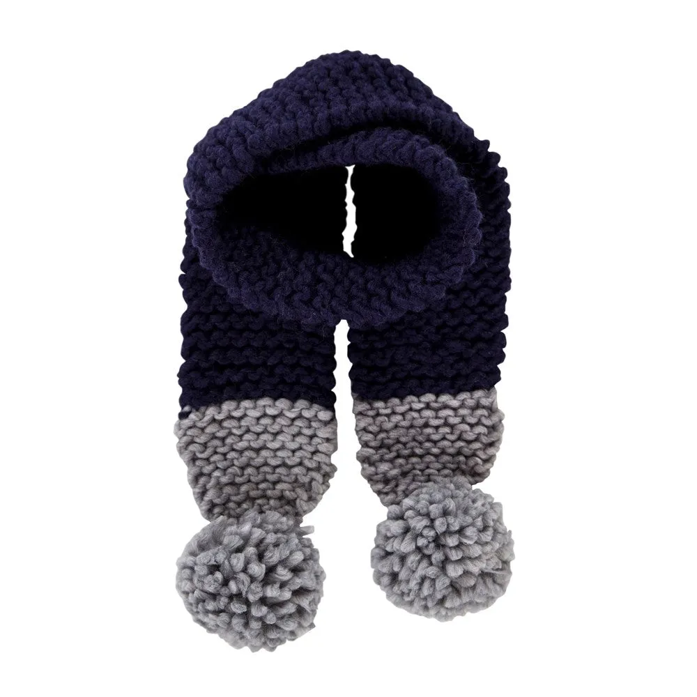 Acorn Kids: Traveller Chunky Scarf Navy