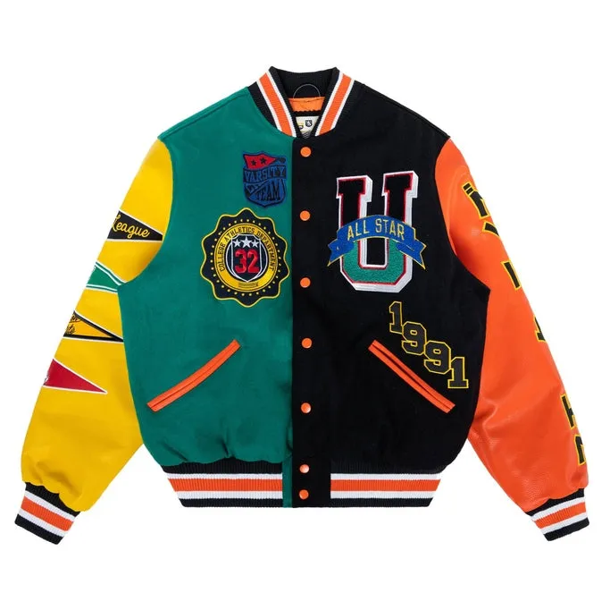 All Star Varsity Jacket - Green