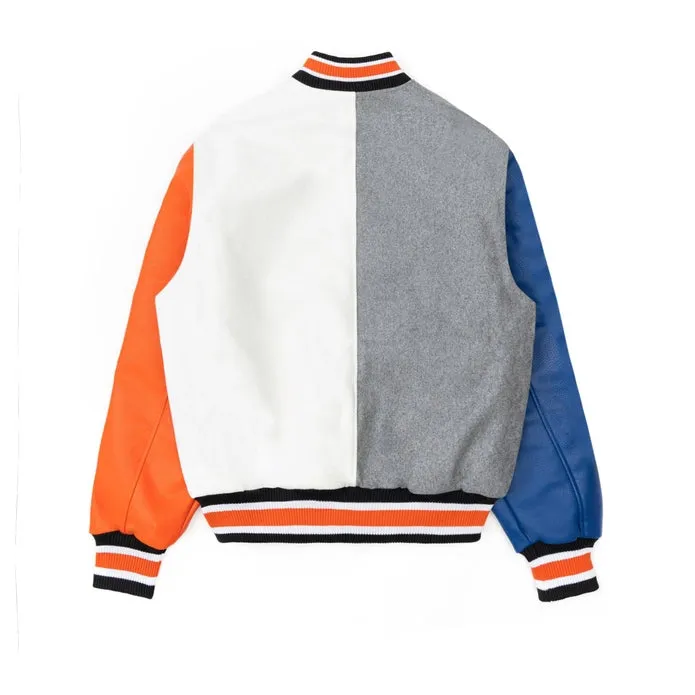 All Star Varsity Jacket - Royal White