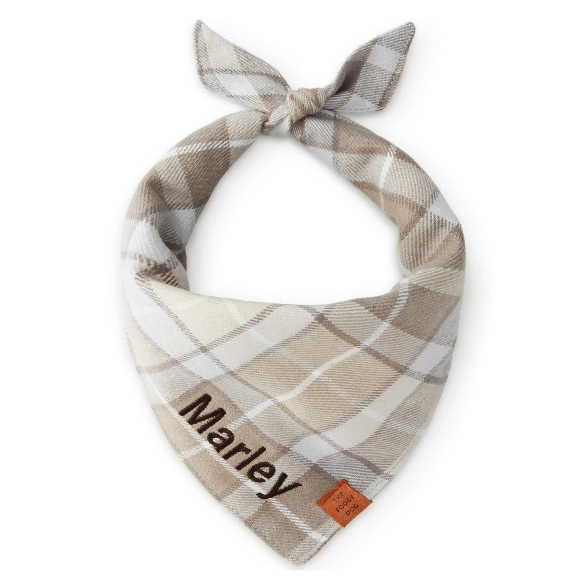 Andover Plaid Flannel Dog Bandana