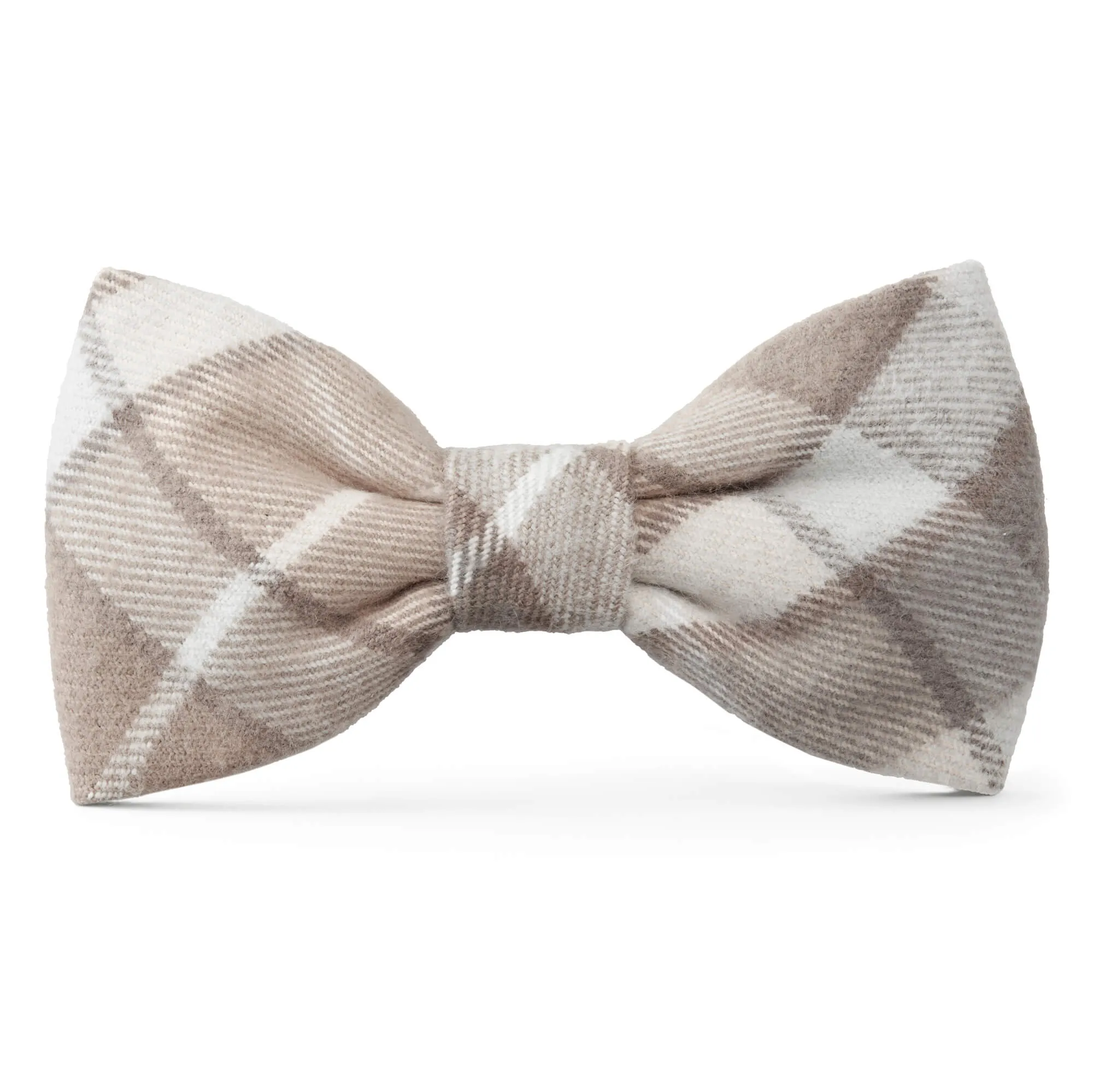 Andover Plaid Flannel Dog Bow Tie