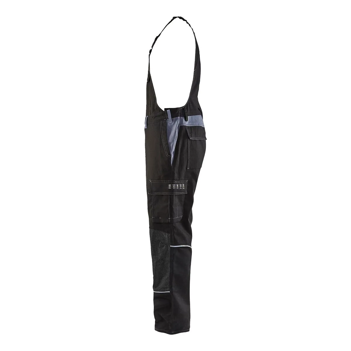 Anti-Flame&#x20;Bib&#x20;Trouser&#x20;2861&#x20;Zwart&#x2F;Grijs&#x20;-&#x20;Bl&#xE5;kl&#xE4;der