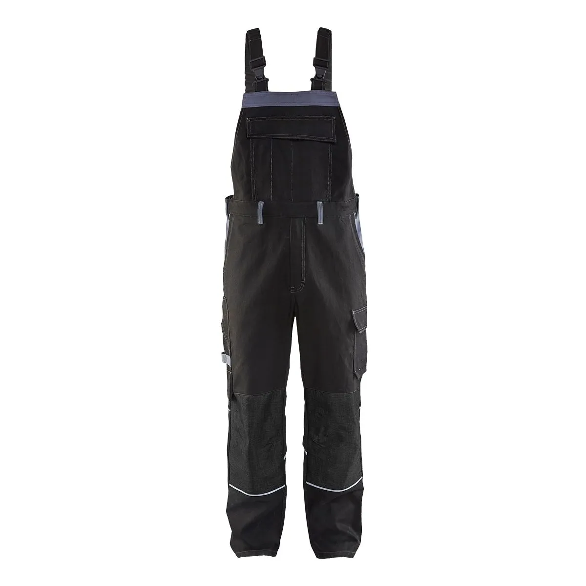 Anti-Flame&#x20;Bib&#x20;Trouser&#x20;2861&#x20;Zwart&#x2F;Grijs&#x20;-&#x20;Bl&#xE5;kl&#xE4;der