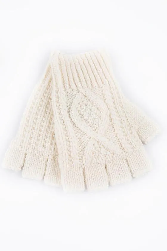 Aran Fingerless Gloves