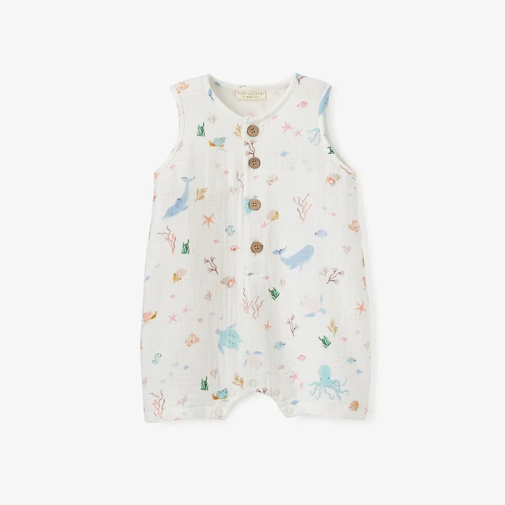 BA - Ocean Adventure Organic Muslin Shortall