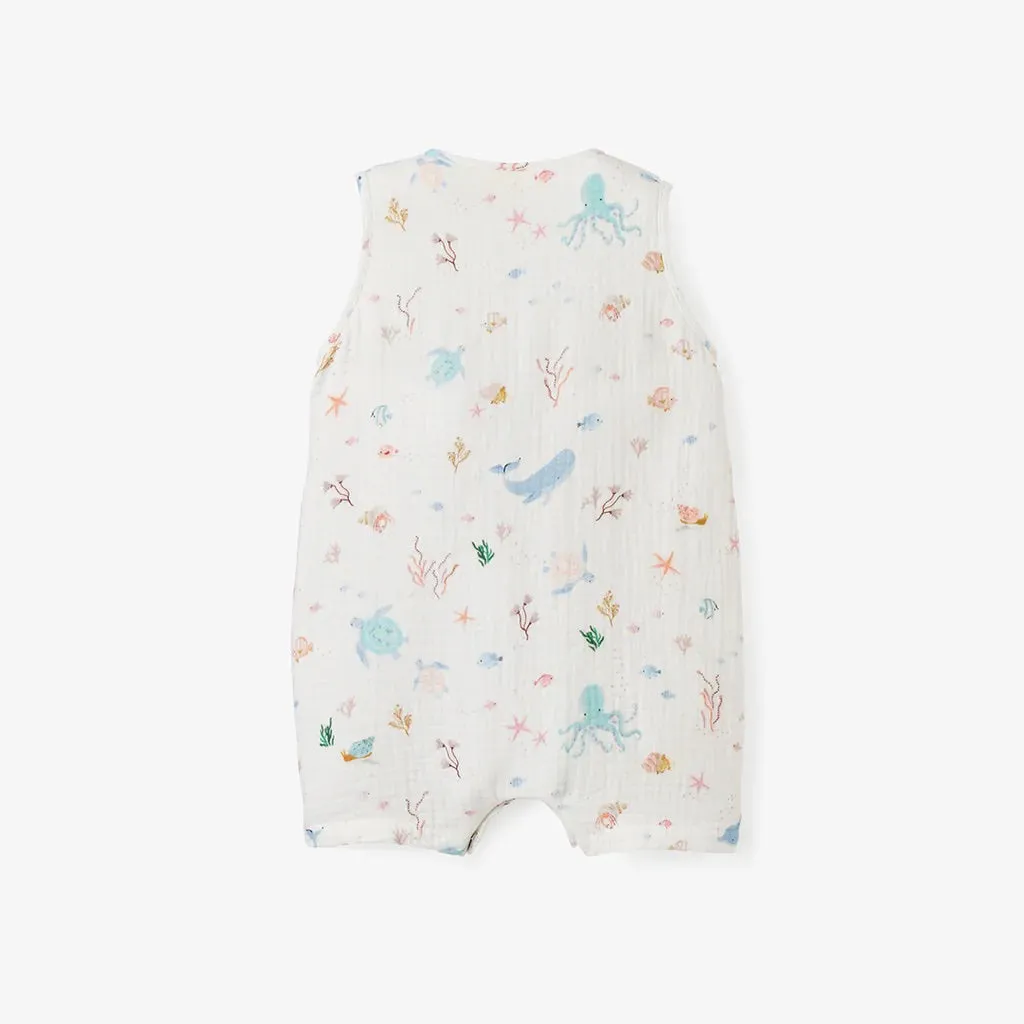 BA - Ocean Adventure Organic Muslin Shortall