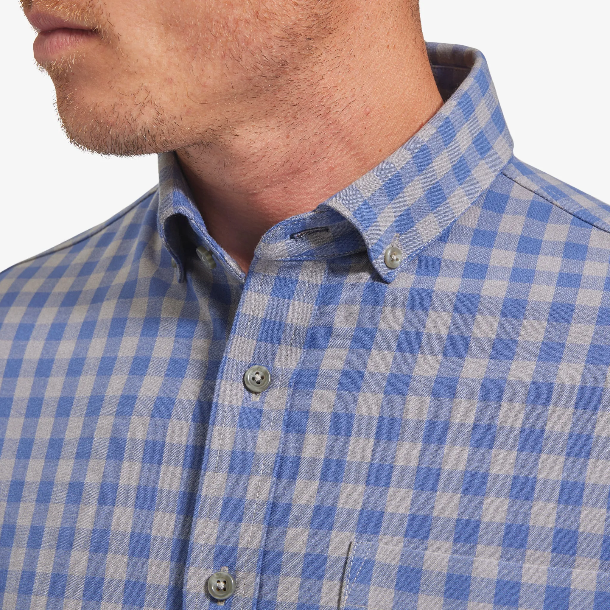 Blue Gray Gingham