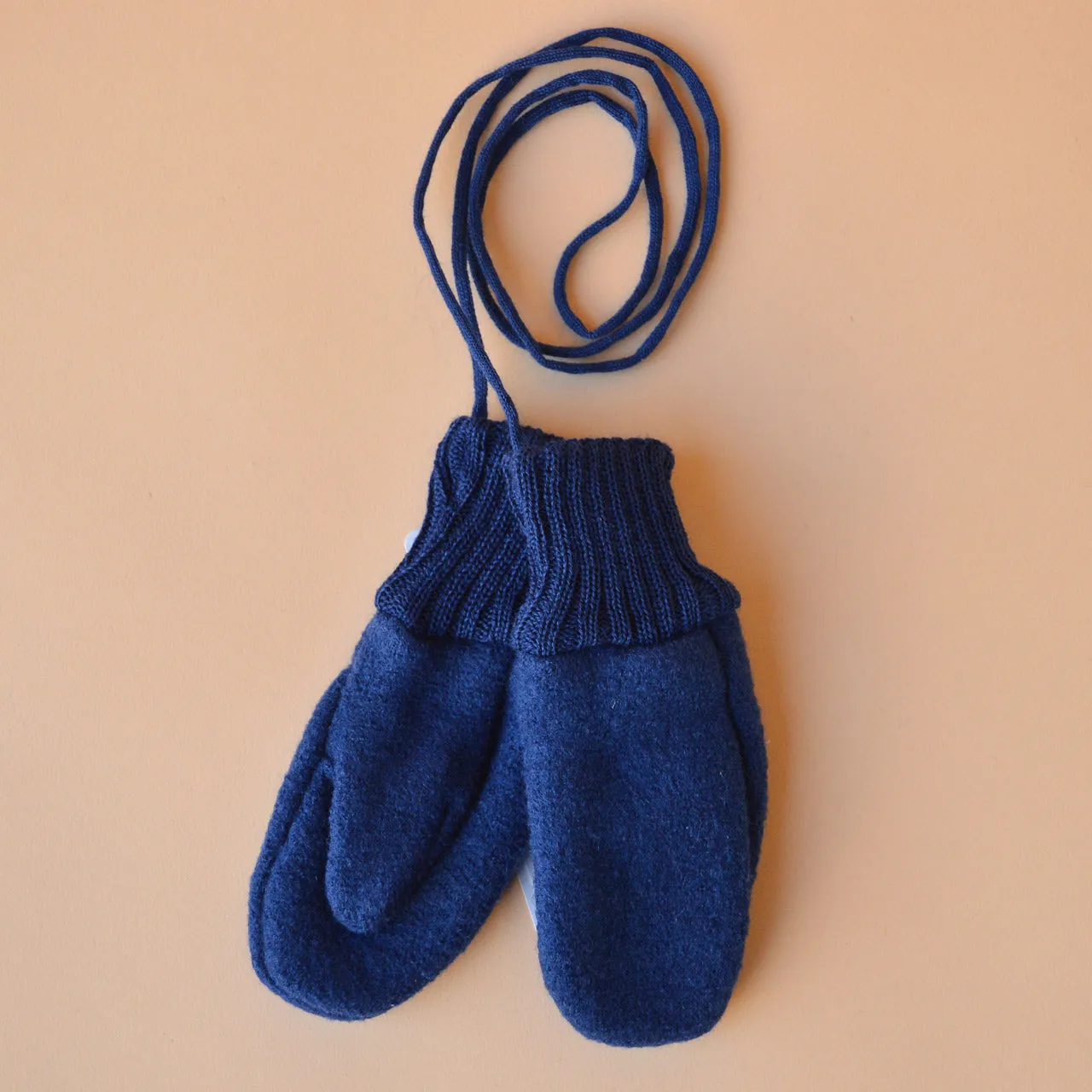 Boiled Wool Mittens (0-6y)