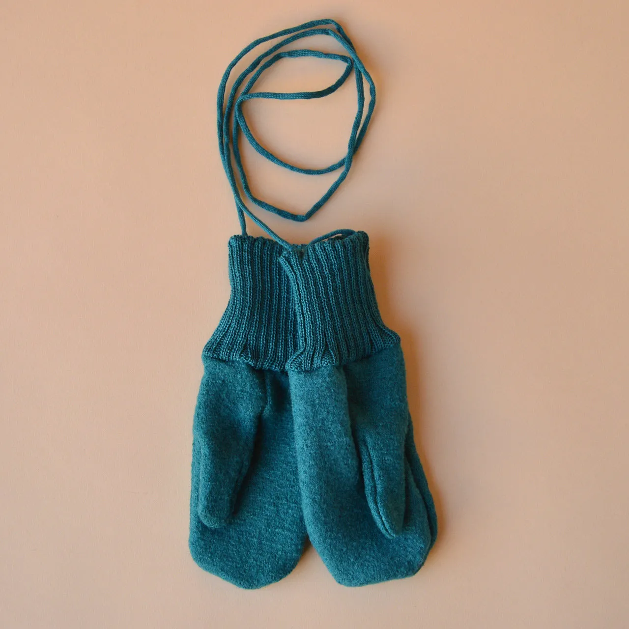 Boiled Wool Mittens (0-6y)