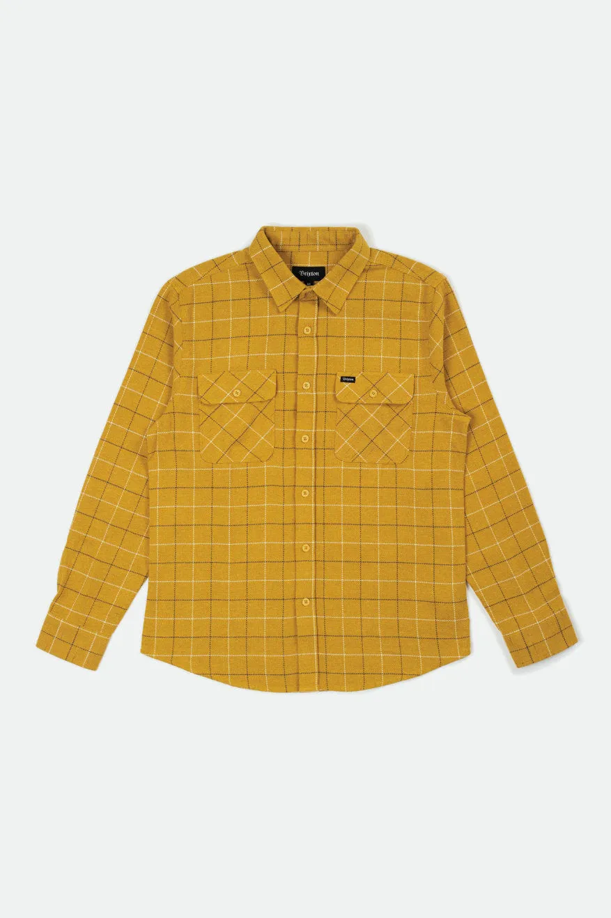 Bowery L/S Flannel - Honey