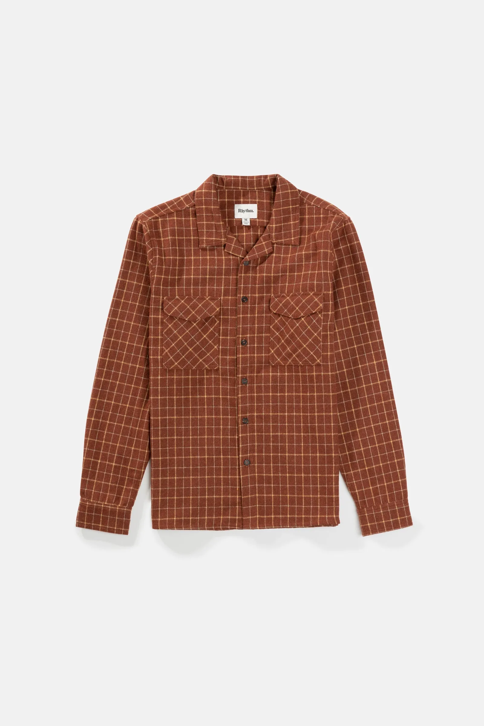 Box Ls Flannel Rust