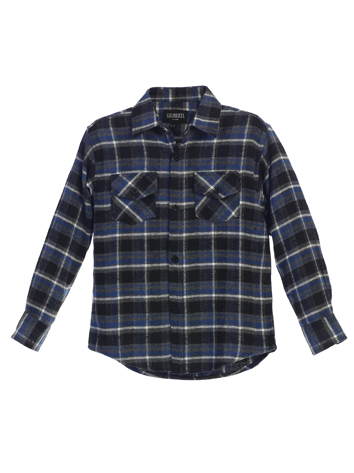 Boy's Plaid Flannel Shirt