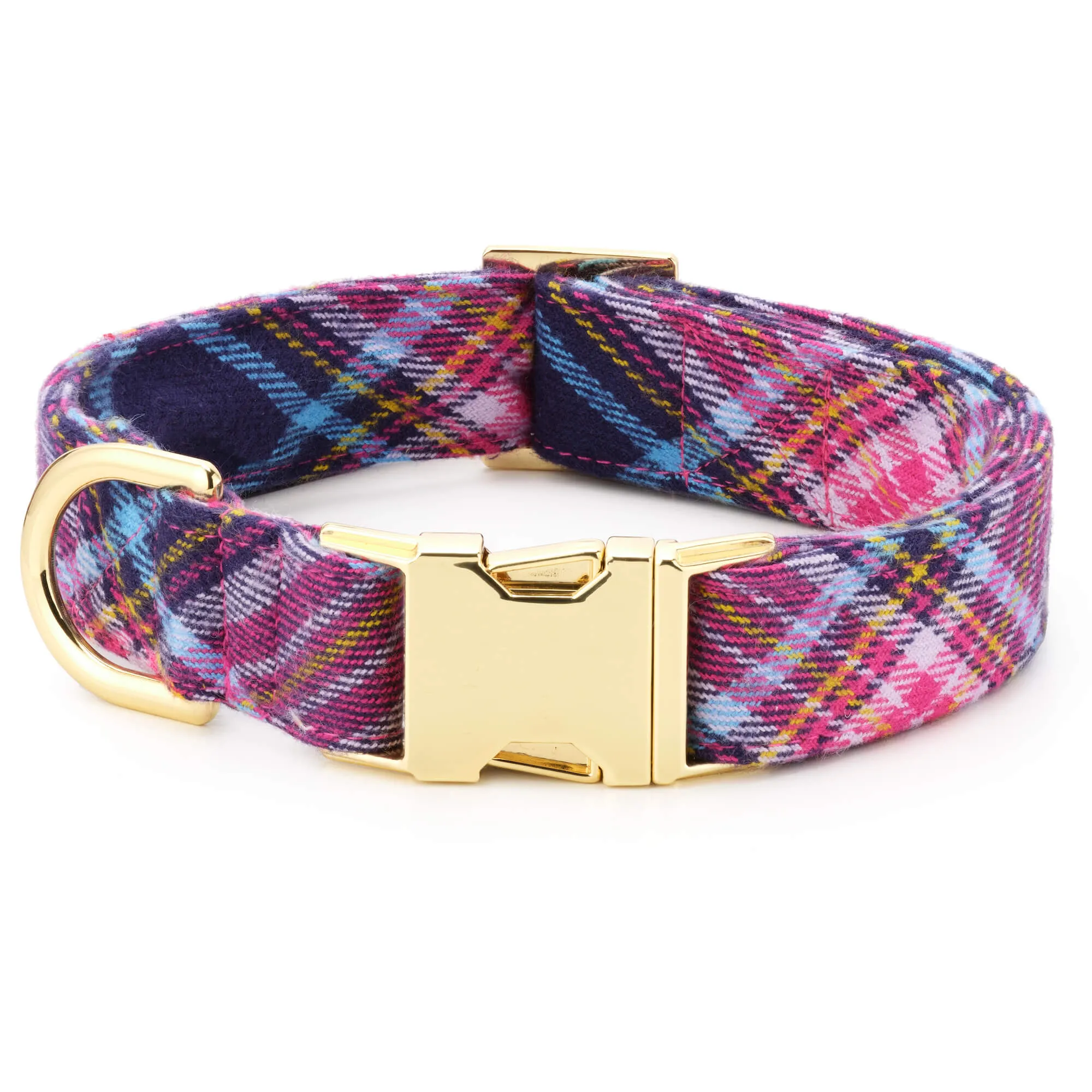 Camilla Plaid Flannel Lady Bow Collar