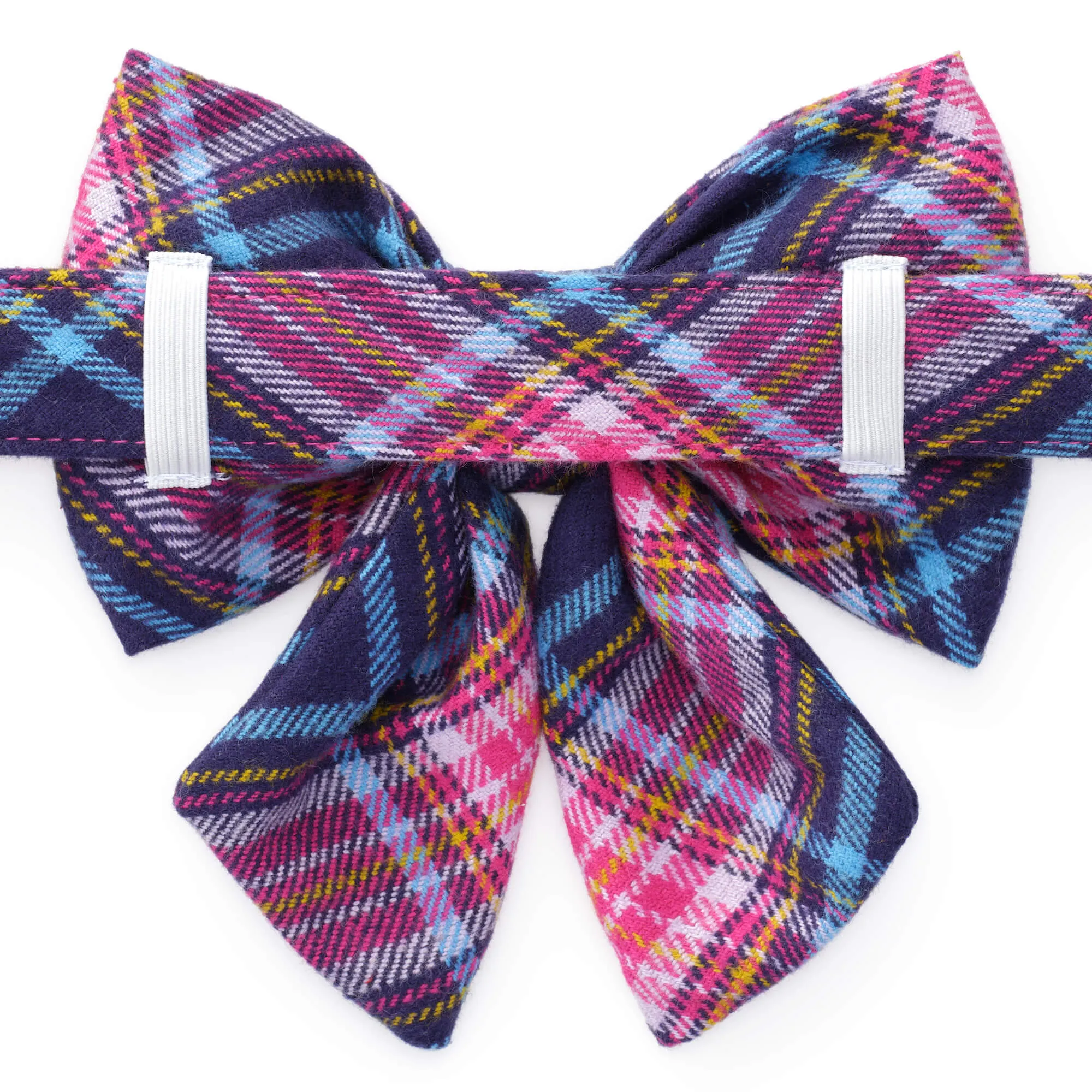 Camilla Plaid Flannel Lady Bow Collar