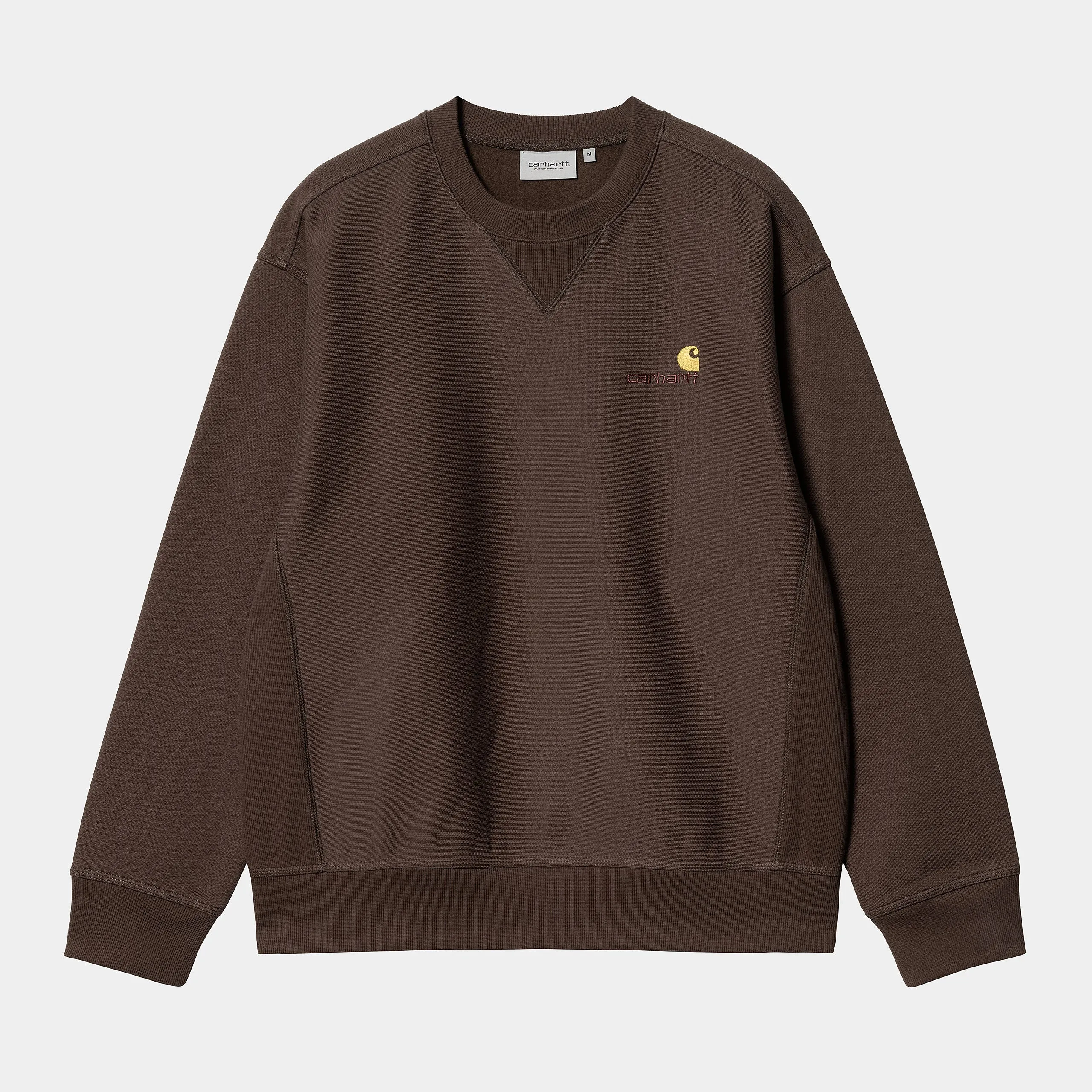 Carhartt WIP - American Script Crewneck Sweatshirt - Tobacco