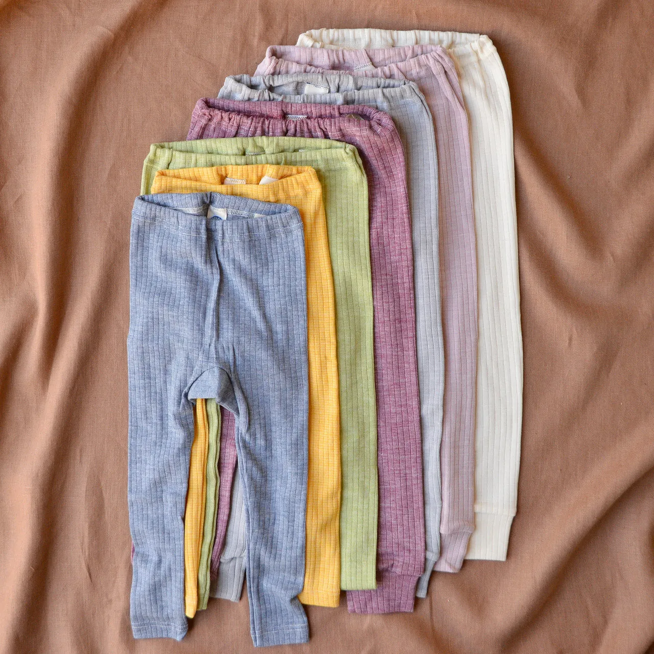 Child's Leggings/Long Johns - Organic Cotton/Merino/Silk (1-12y)