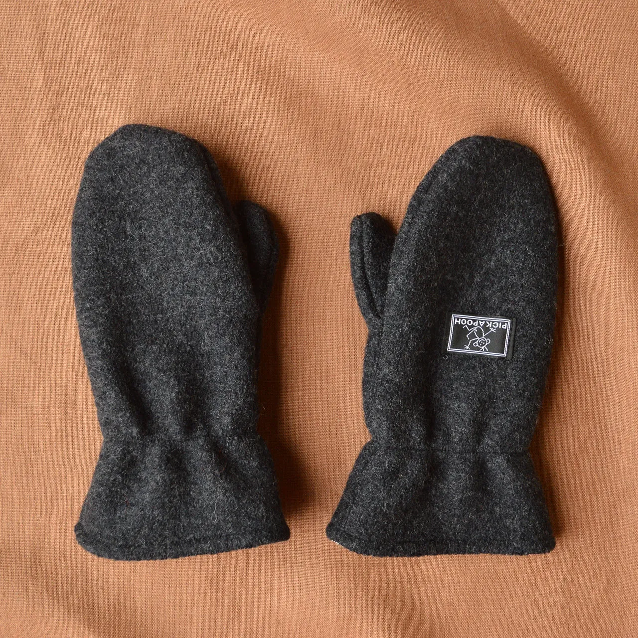 Child's Organic Boiled Wool Mittens (4y - Big Kids)