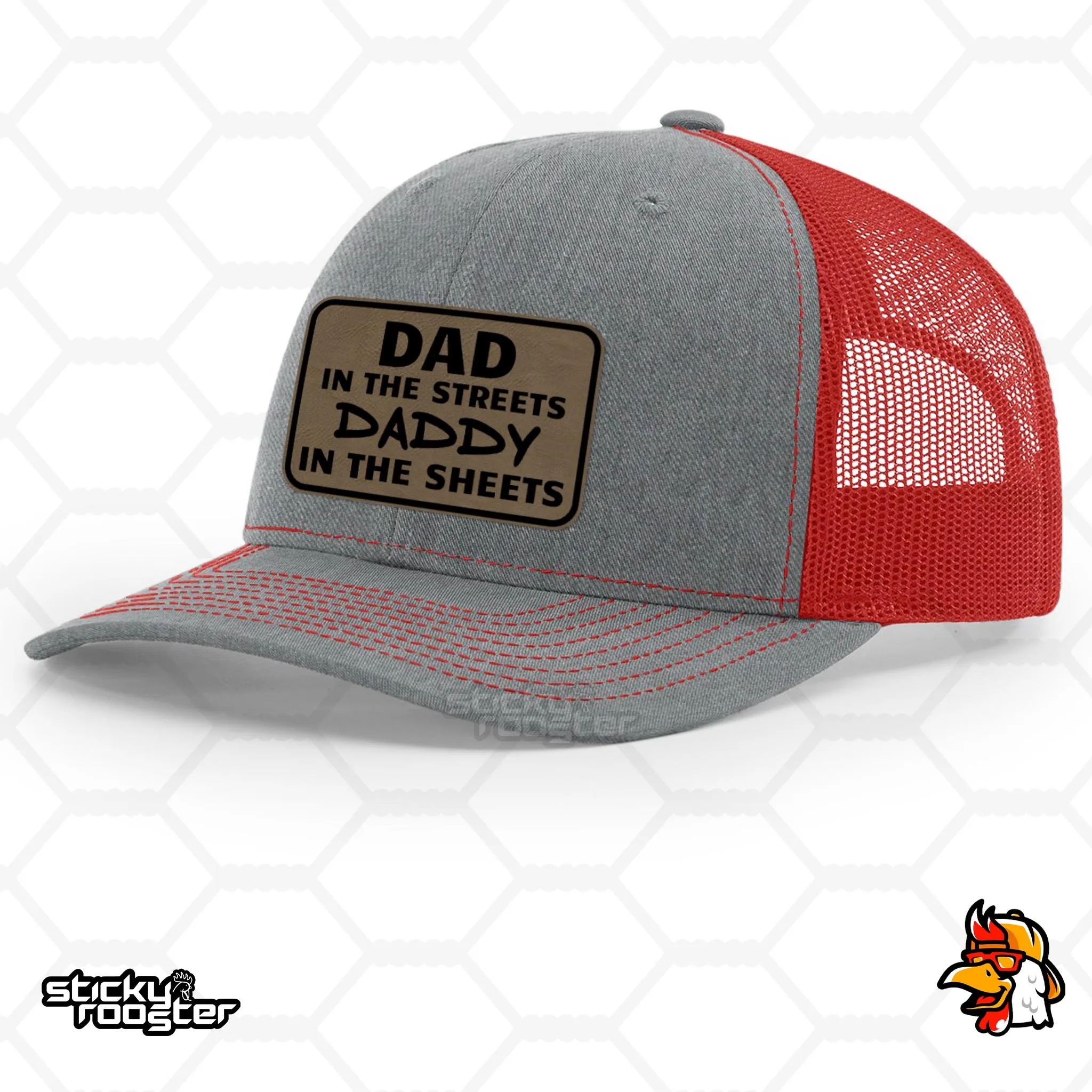 Dad In The Streets Leather Patch hat