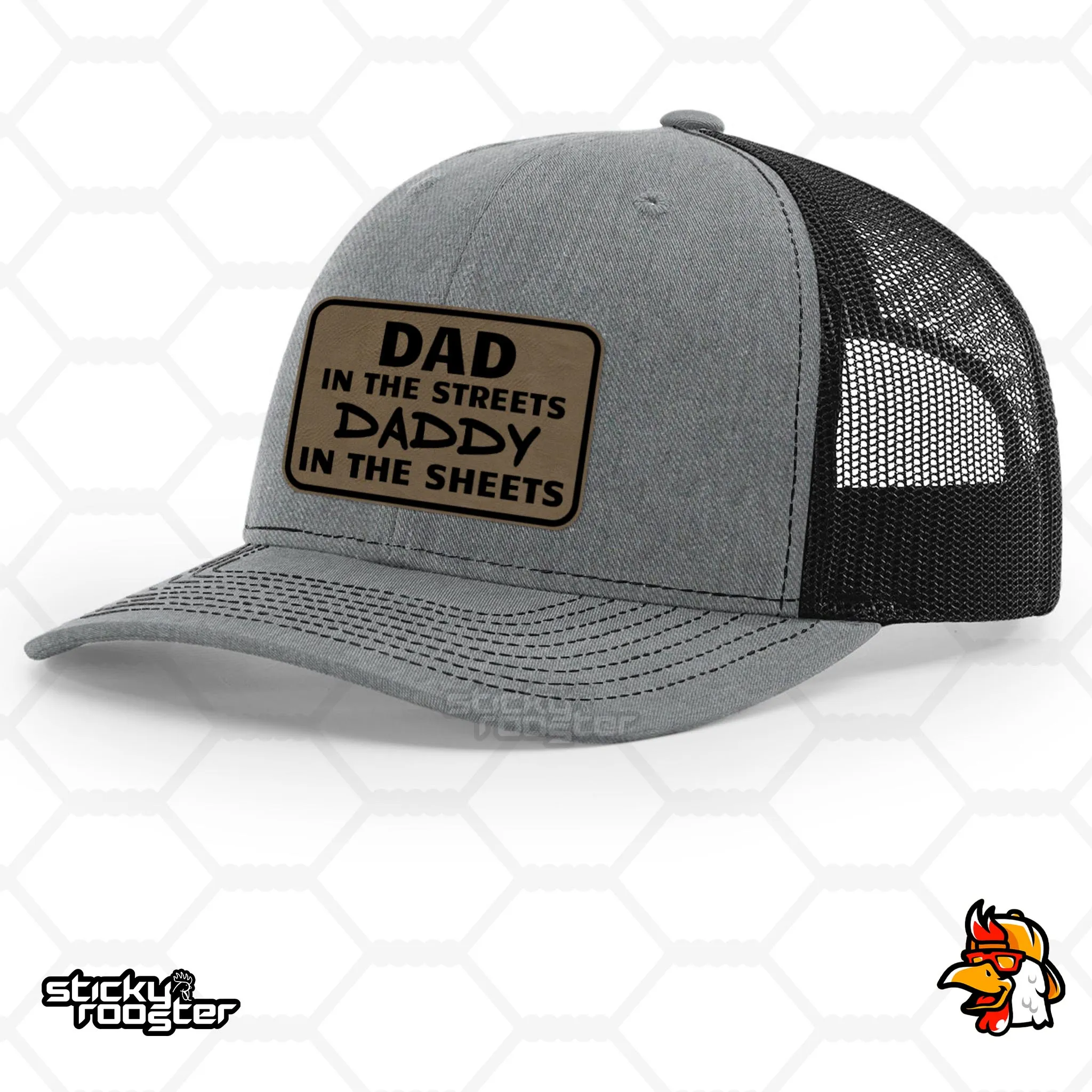 Dad In The Streets Leather Patch hat