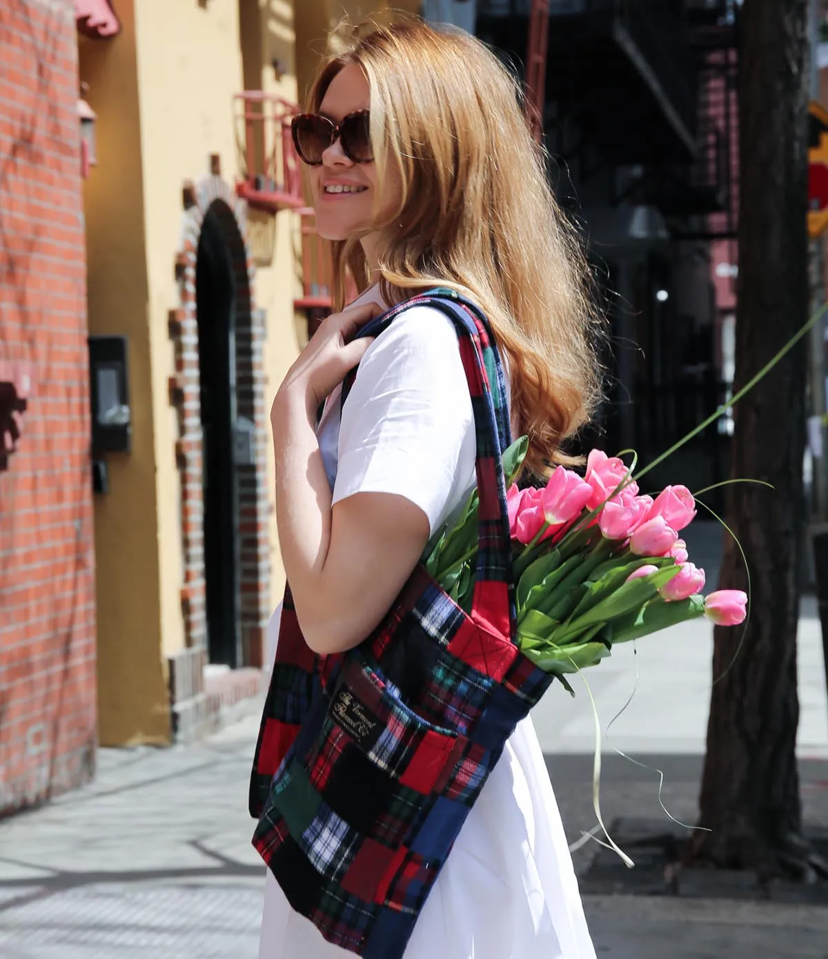 Flannel Tote Bag