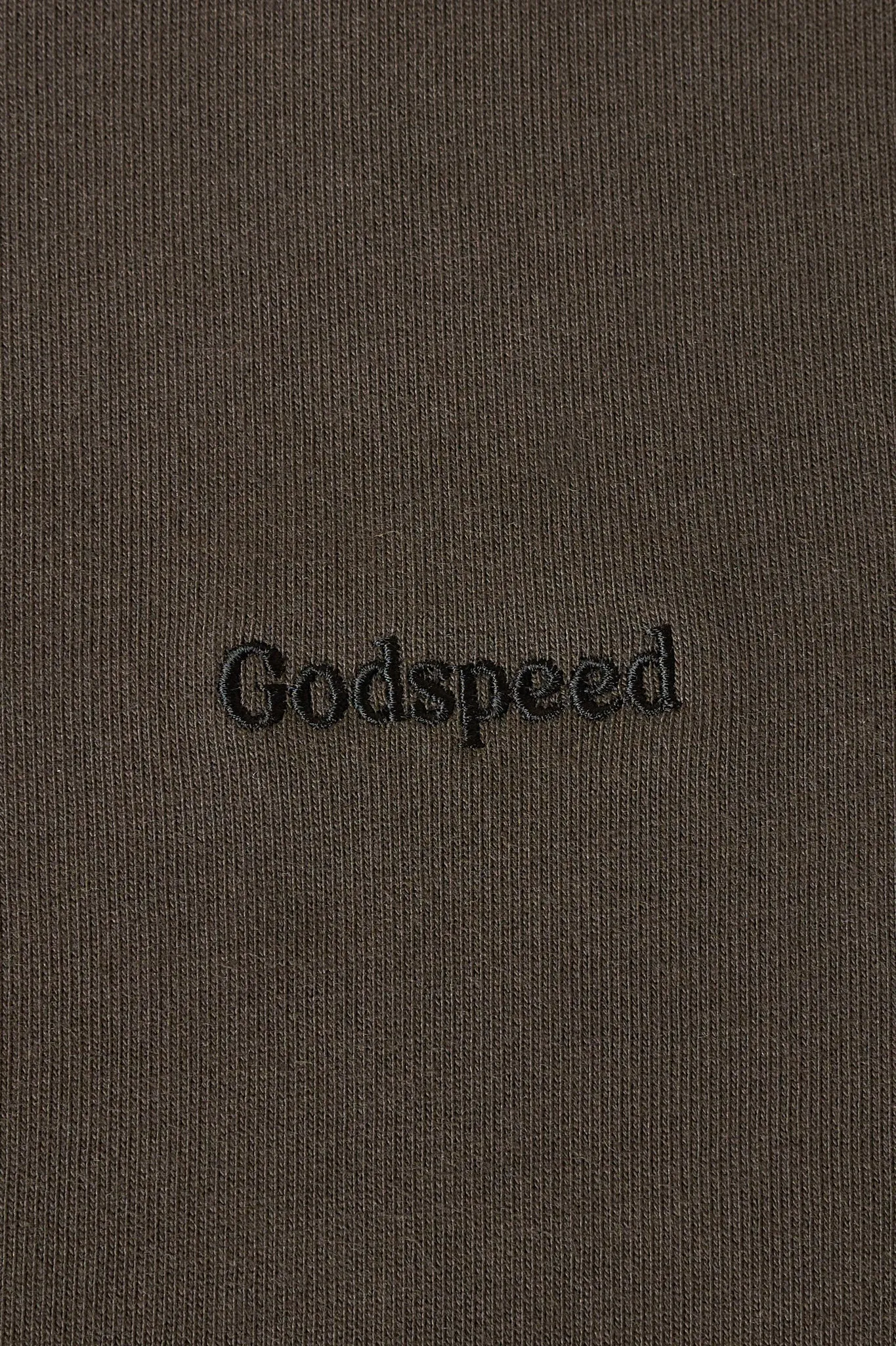 Godspeed Tonal Mini Logo Heavyweight Organic T-Shirt - Vintage Black