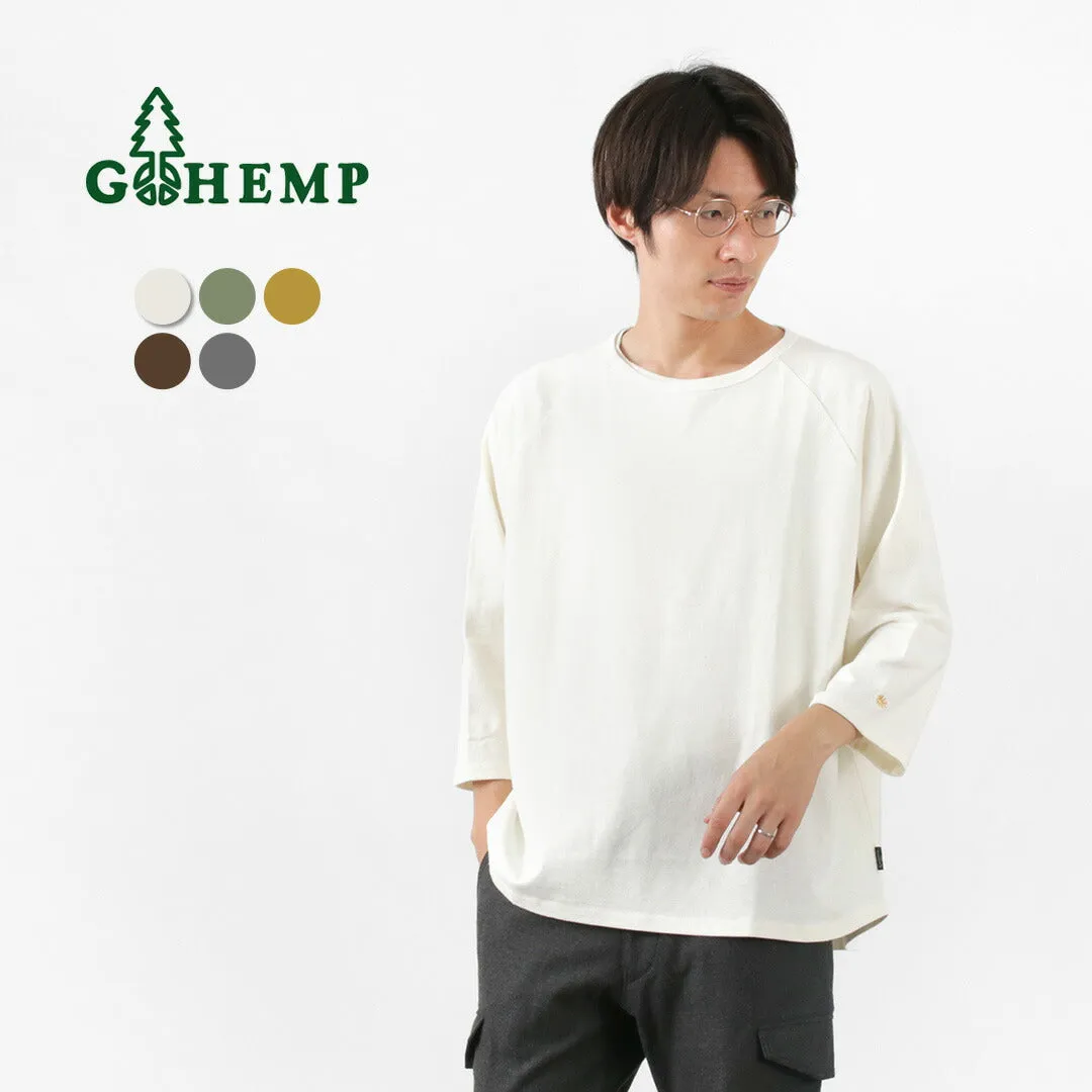 GOHEMP / Wide Baseball T-Shirt