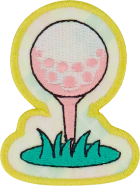 Golf Ball on Tee Patch