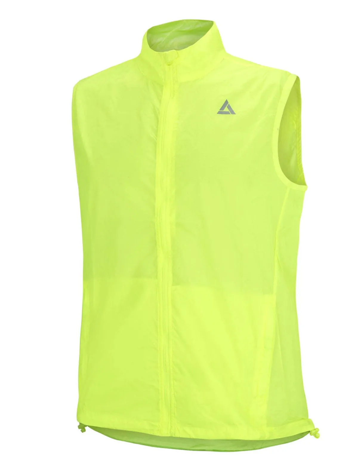 Herren Leichte Windweste Fahrradweste - Laufweste Comfort Line Neon