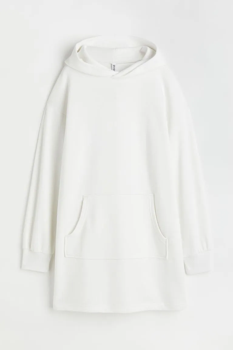 Hooded sweatshirt dress