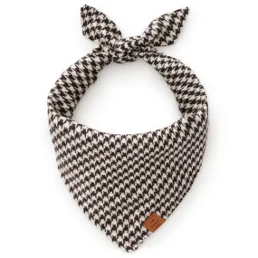 Houndstooth Flannel Dog Bandana