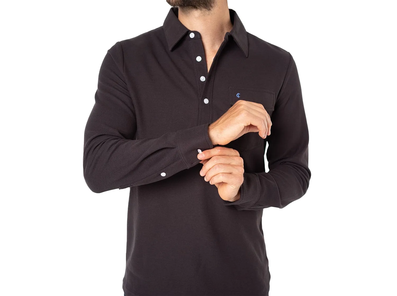 Long Sleeve Players Shirt - Black Diamond