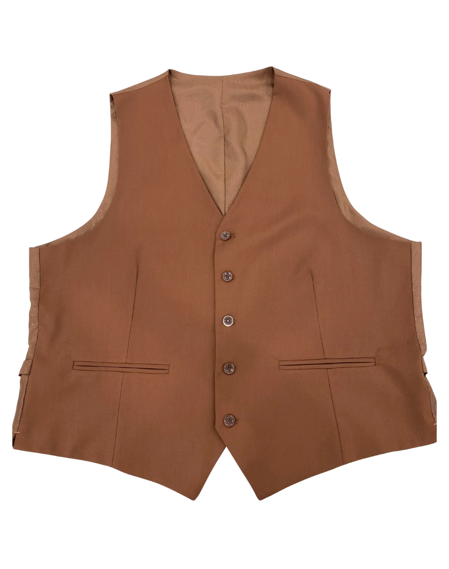 Mazari Performance Stretch Vest - Rust Brown