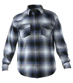 Men's Brawny Snap Front Flannel Shirt