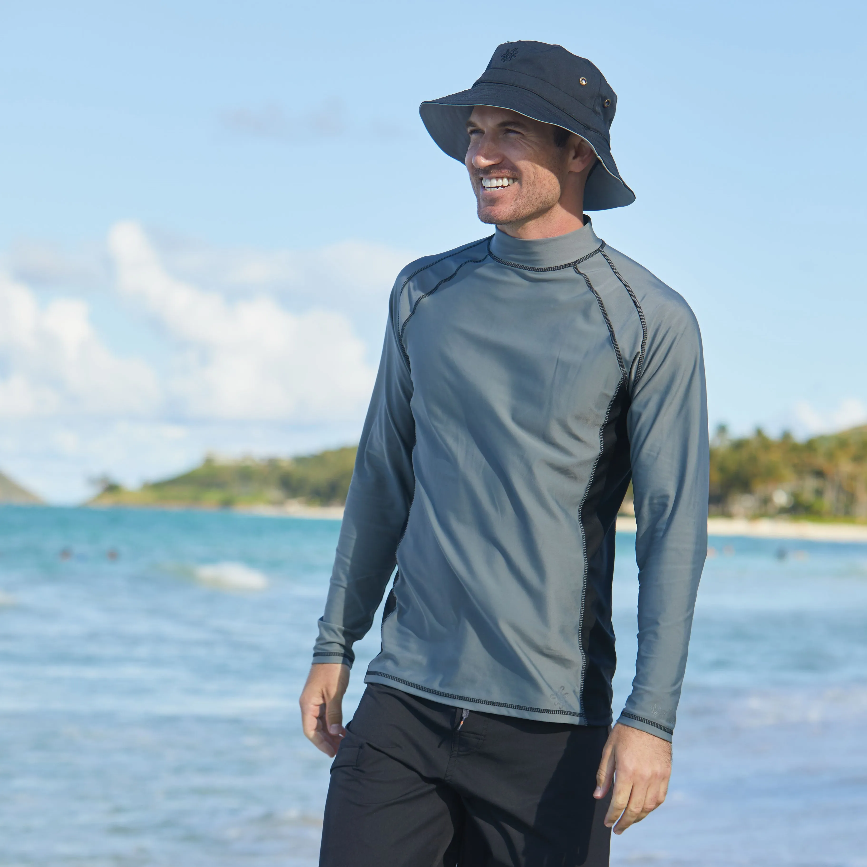 Men's Long Sleeve Active Sun & Swim Shirt