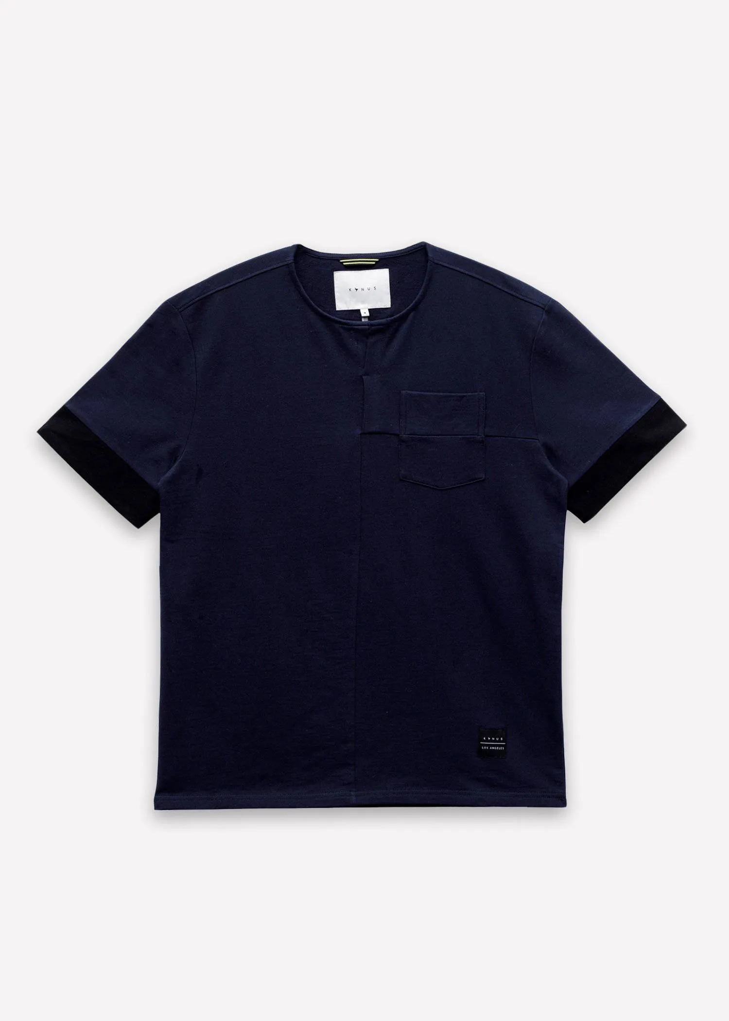 Men's Ss Henley Tee / Owen In Navy