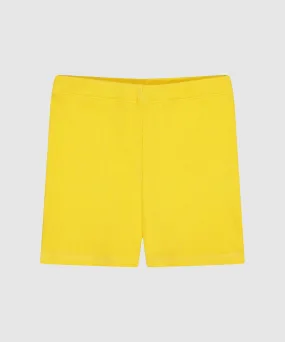 Orla Ribbed Bike Shorts - Sunflower