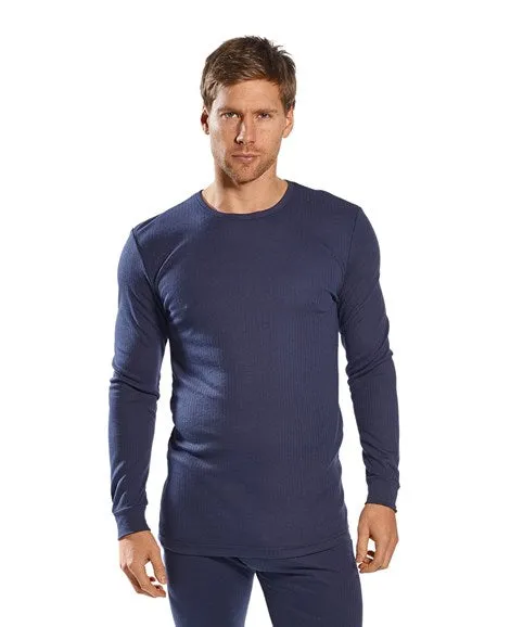 Portwest Men's Polyester Cotton Thermal Base Layer {PW141}