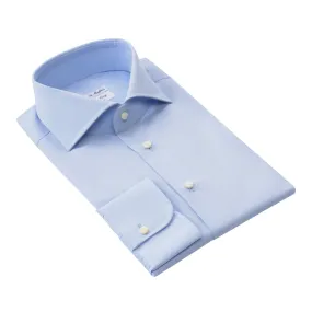 "All Day Long Collection" Classic Cotton Light Blue Shirt