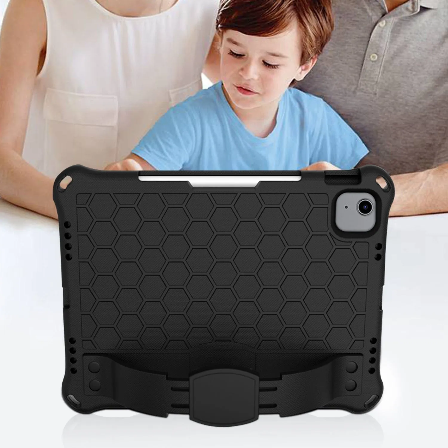 Raider Series HoneyComb Heavy-Duty Hand Strap Case - iPad Air 10.9"