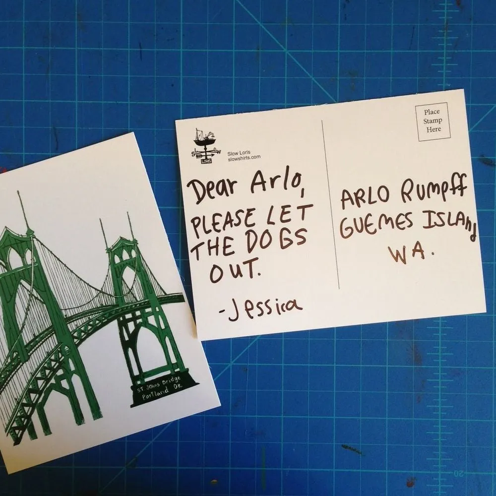 St. Johns Bridge Postcard