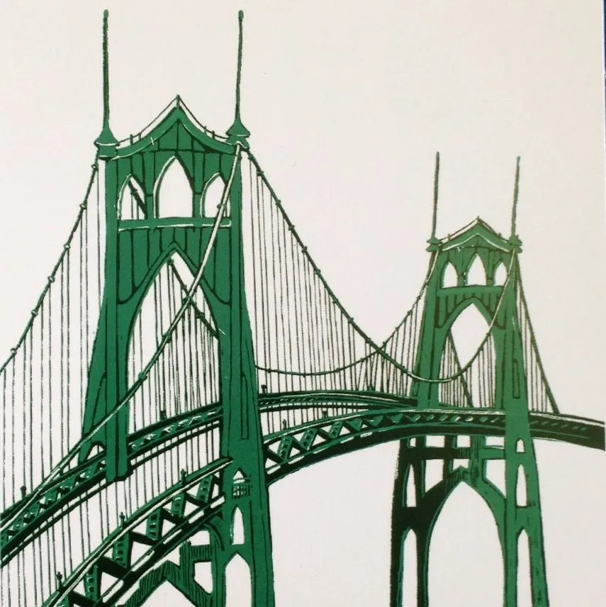 St. Johns Bridge Postcard