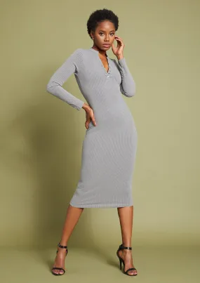 Tall Hannah Henley Midi Dress