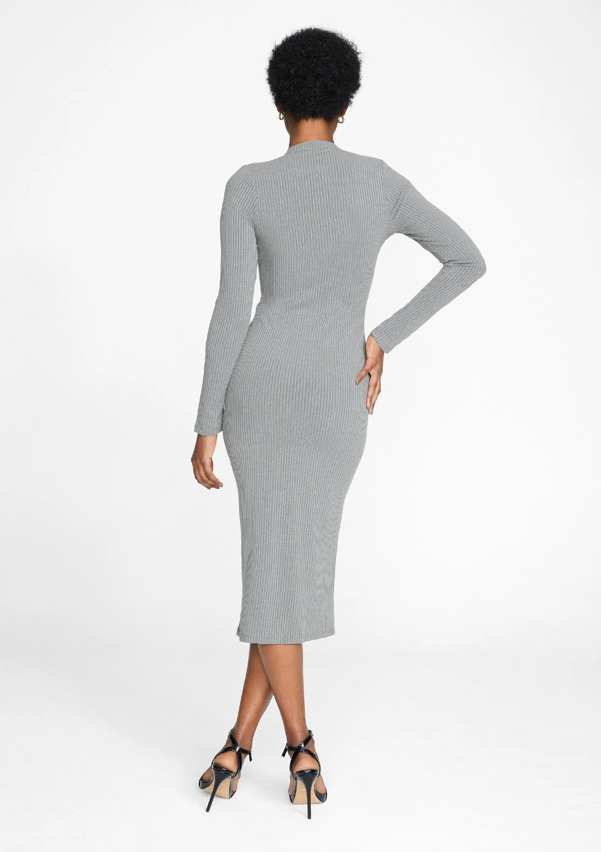 Tall Hannah Henley Midi Dress