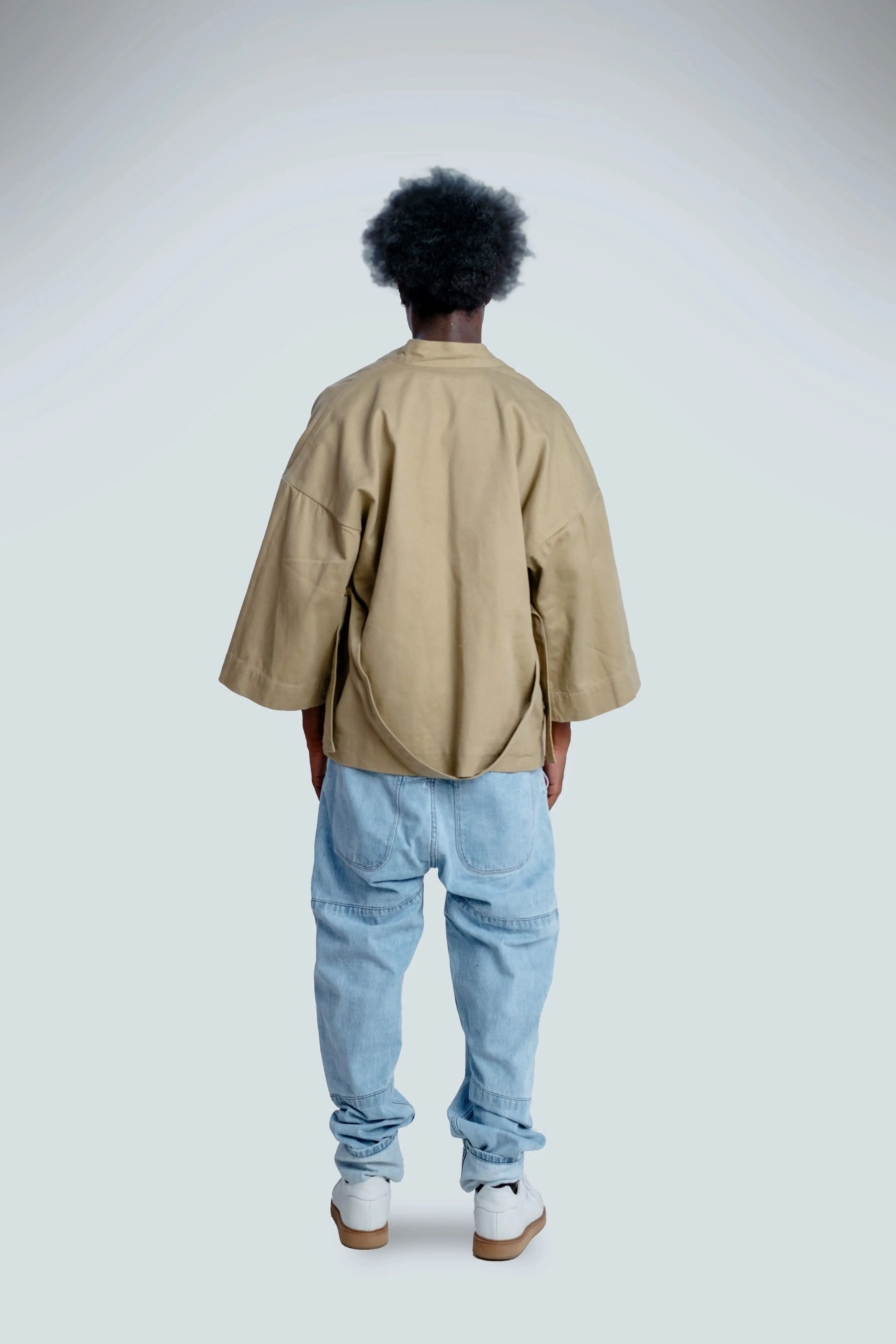 TSHEPO CHINO KIMONO, KHAKI