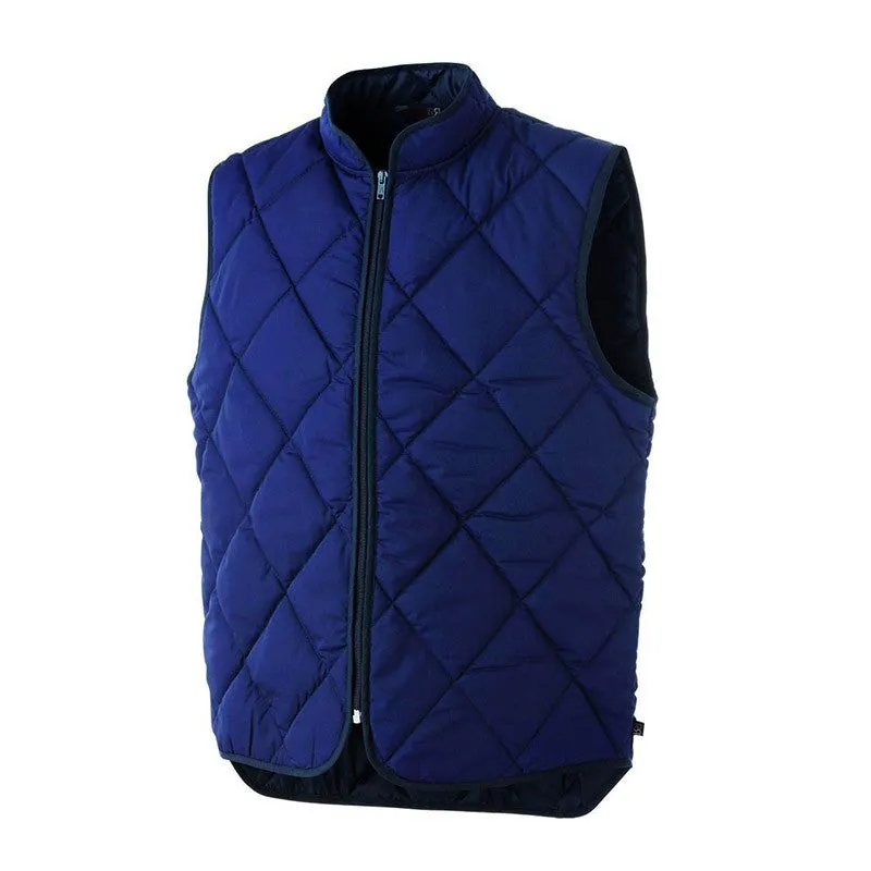 Ulisse Unisex Baker's Vest Anti-Cold Quilted White - ROBUR