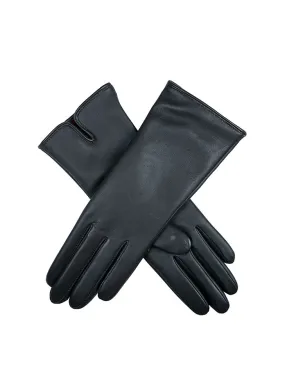 Women’s Heritage Touchscreen Cashmere-Lined Leather Gloves